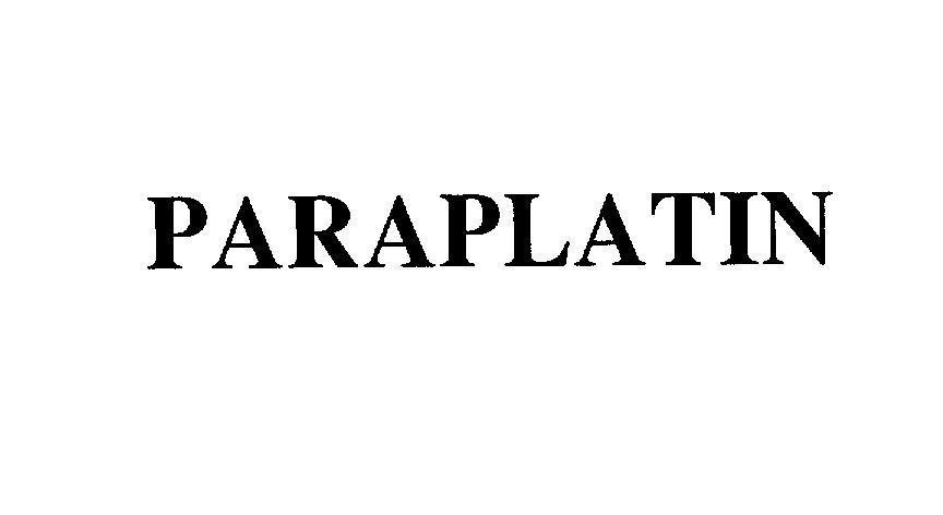 Mẫu nhãn hiệu PARAPLATIN