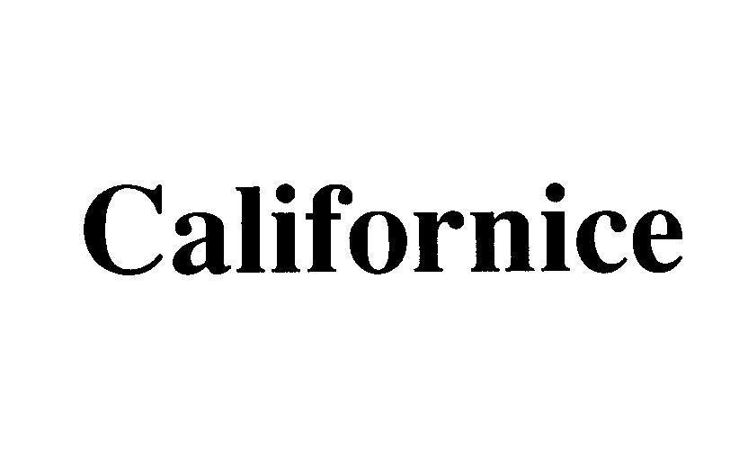Mẫu nhãn hiệu CALIFORNICE