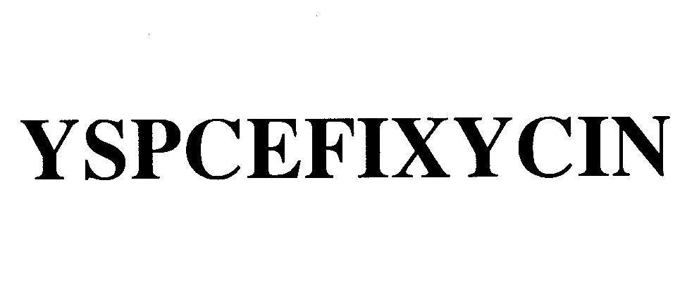 Mẫu nhãn hiệu YSPCEFIXYCIN