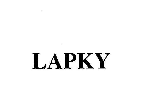 Mẫu nhãn hiệu LAPKY
