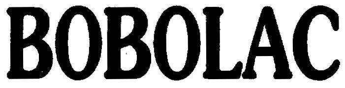 Mẫu nhãn hiệu BOBOLAC