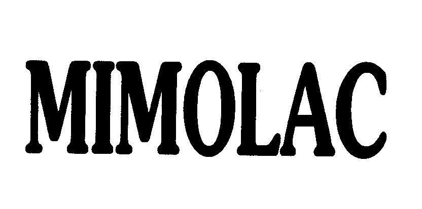 Mẫu nhãn hiệu MIMOLAC