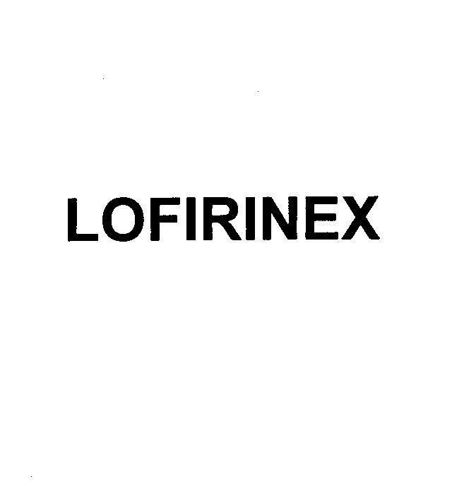 Mẫu nhãn hiệu LOFIRINEX