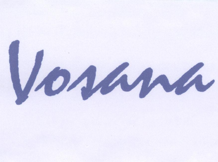 Mẫu nhãn hiệu VOSANA