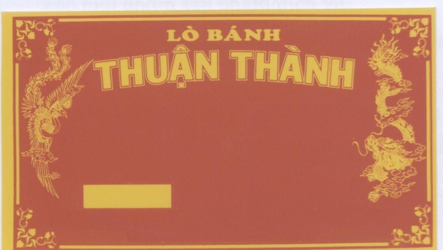 Mẫu nhãn hiệu Lò Bánh Thuận Thành