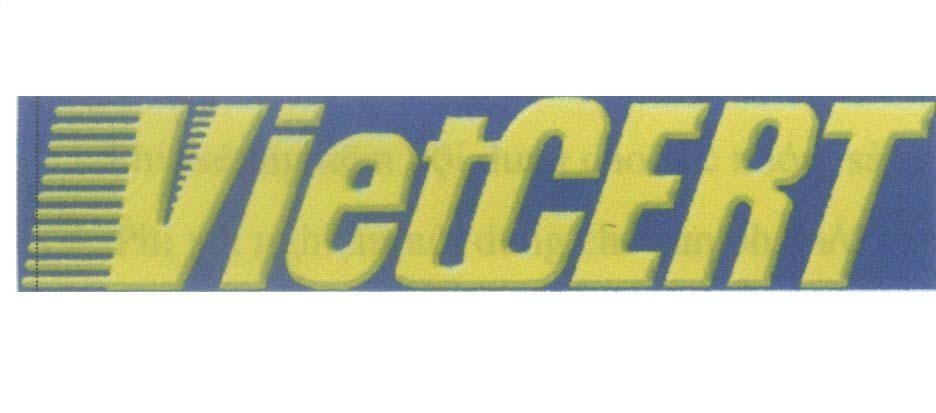 Mẫu nhãn hiệu VIETCERT
