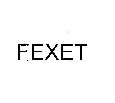 Mẫu nhãn hiệu FEXET
