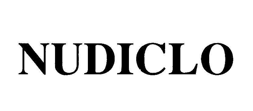 Mẫu nhãn hiệu NUDICLO