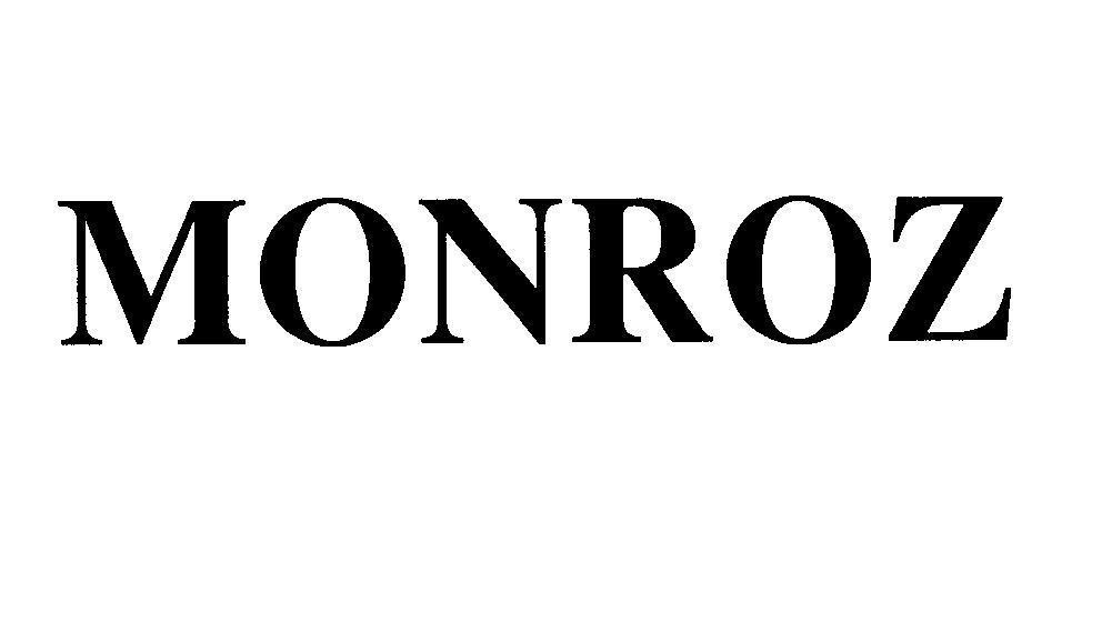 Mẫu nhãn hiệu MONROZ