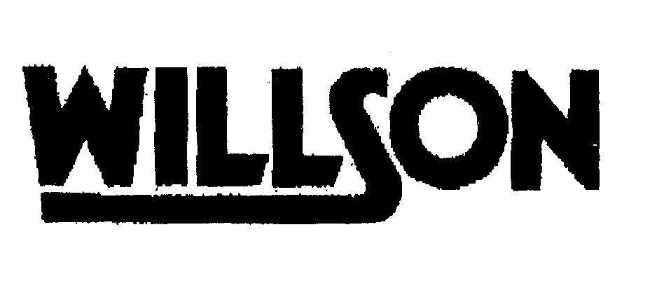 Mẫu nhãn hiệu WILLSON