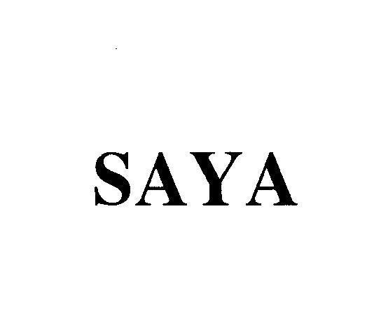 Mẫu nhãn hiệu SAYA