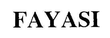 Mẫu nhãn hiệu FAYASI
