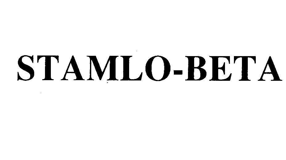 Mẫu nhãn hiệu STAMLO-BETA