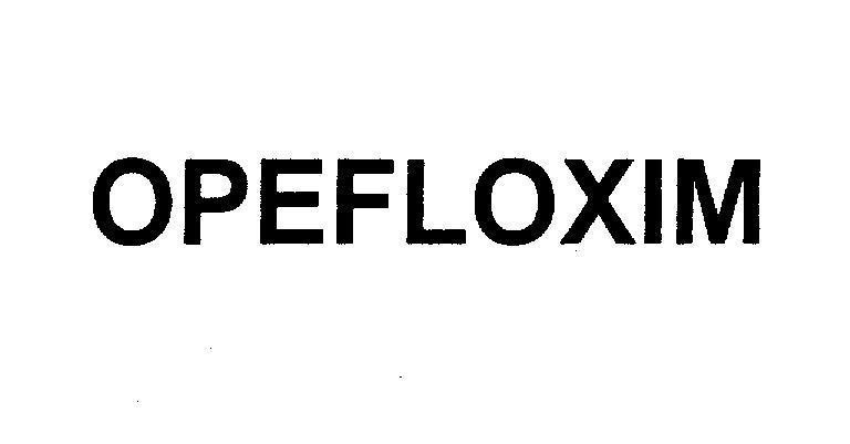 Mẫu nhãn hiệu OPEFLOXIM