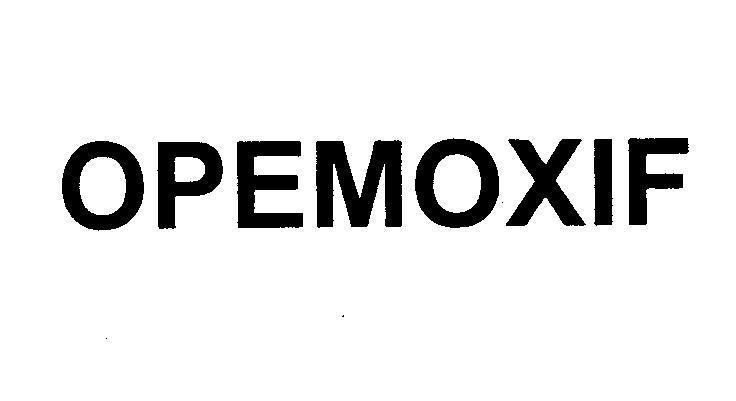 Mẫu nhãn hiệu OPEMOXIF