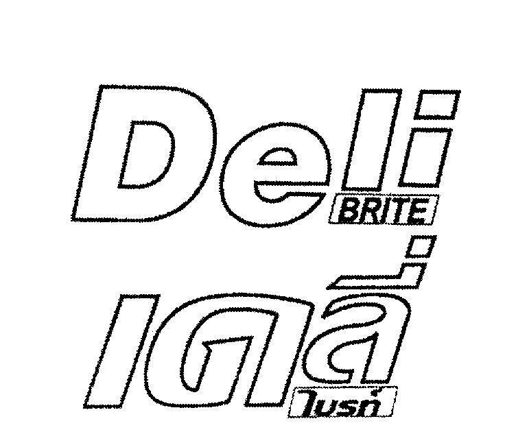Mẫu nhãn hiệu DELI BRITE [deli brite]