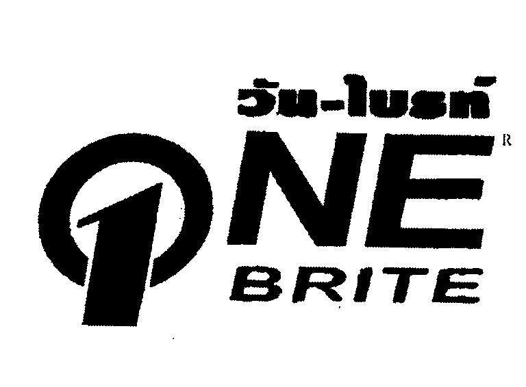 Mẫu nhãn hiệu 1 ONE BRITE [one brite]