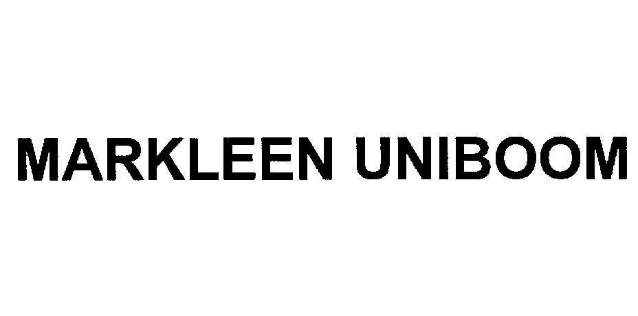 Mẫu nhãn hiệu MARKLEEN UNIBOOM