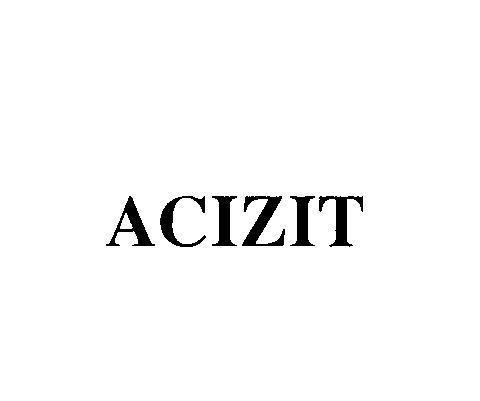 Mẫu nhãn hiệu ACIZIT