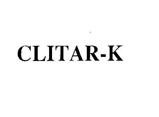 Mẫu nhãn hiệu CLITAR-K