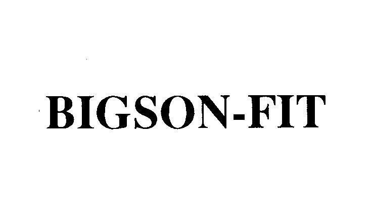Mẫu nhãn hiệu BIGSON-FIT