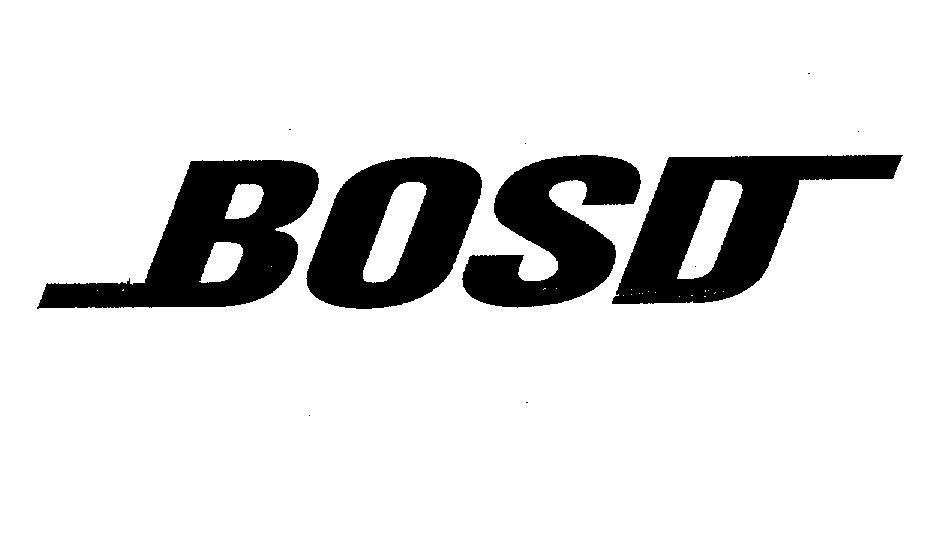 Mẫu nhãn hiệu BOSO
