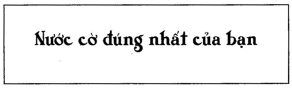 Mẫu nhãn hiệu Nước cờ đúng nhất của bạn