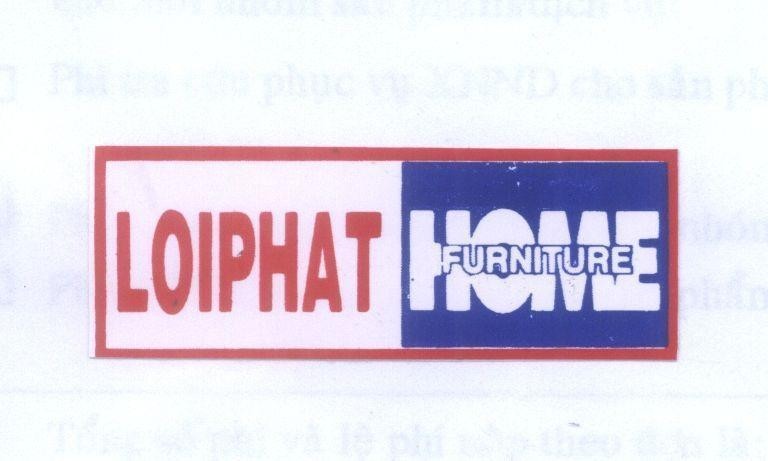 Mẫu nhãn hiệu LOIPHAT HOME FURNITURE