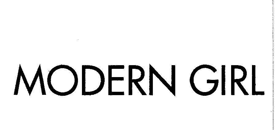 Mẫu nhãn hiệu MODERN GIRL