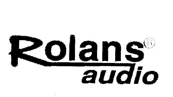 Mẫu nhãn hiệu ROLANS AUDIO