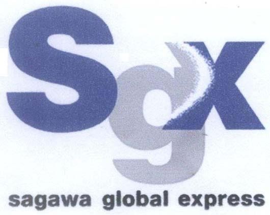 Mẫu nhãn hiệu SGX SAGAWA GLOBAL EXPRESS