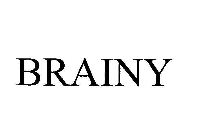 Mẫu nhãn hiệu BRAINY