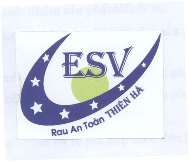Mẫu nhãn hiệu ESV Rau An Toàn Thiên Hà