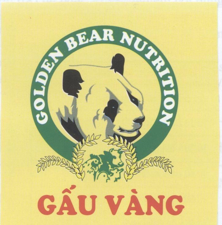 Mẫu nhãn hiệu Gấu Vàng GOLDEN BEAR NUTRITION