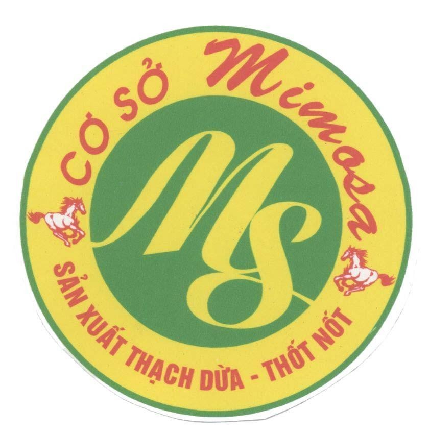 Mẫu nhãn hiệu MS Cơ Sở MIMOSA Sản Xuất Thạch Dừa - Thốt Nốt