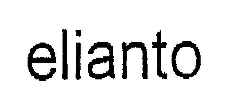 Mẫu nhãn hiệu ELIANTO
