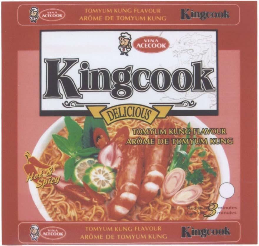 Mẫu nhãn hiệu KINGCOOK VINA ACECOOK