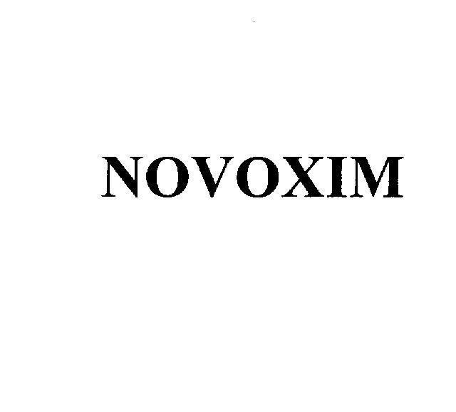 Mẫu nhãn hiệu NOVOXIM