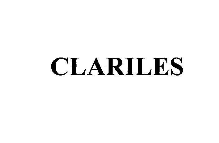 Mẫu nhãn hiệu CLARILES