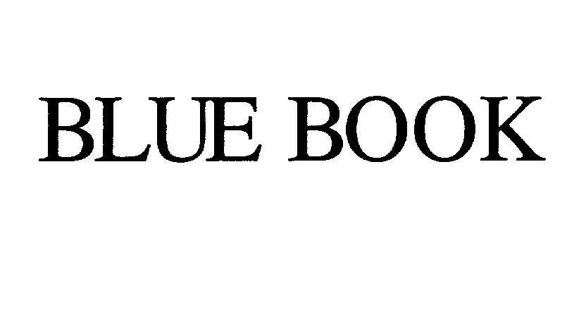 Mẫu nhãn hiệu BLUE BOOK