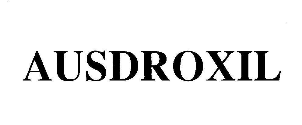 Mẫu nhãn hiệu AUSDROXIL