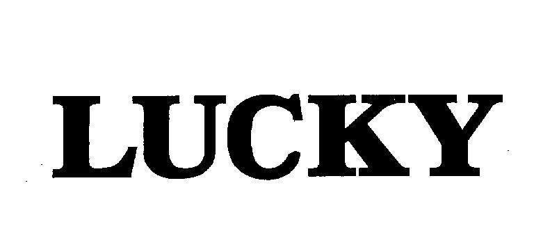 Mẫu nhãn hiệu LUCKY