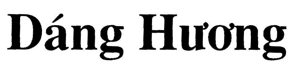 Mẫu nhãn hiệu Dáng Hương