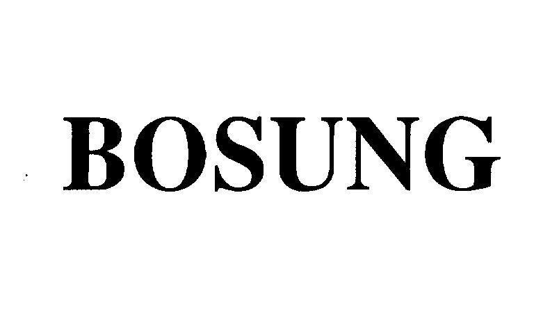 Mẫu nhãn hiệu BOSUNG