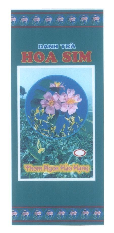 Mẫu nhãn hiệu Danh Trà Hoa Sim