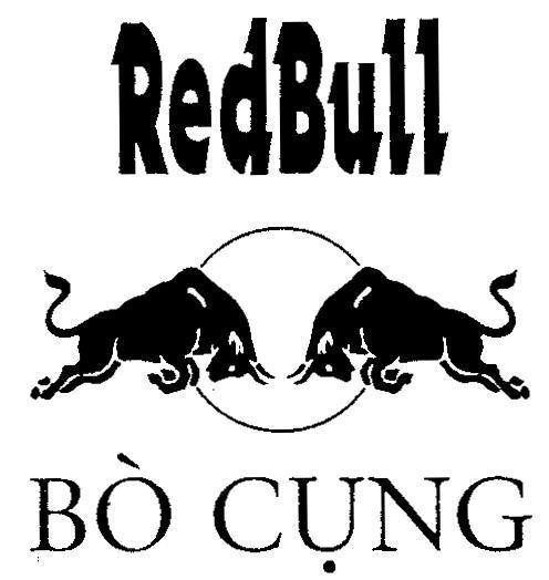 Mẫu nhãn hiệu REDBULL Bò Cụng