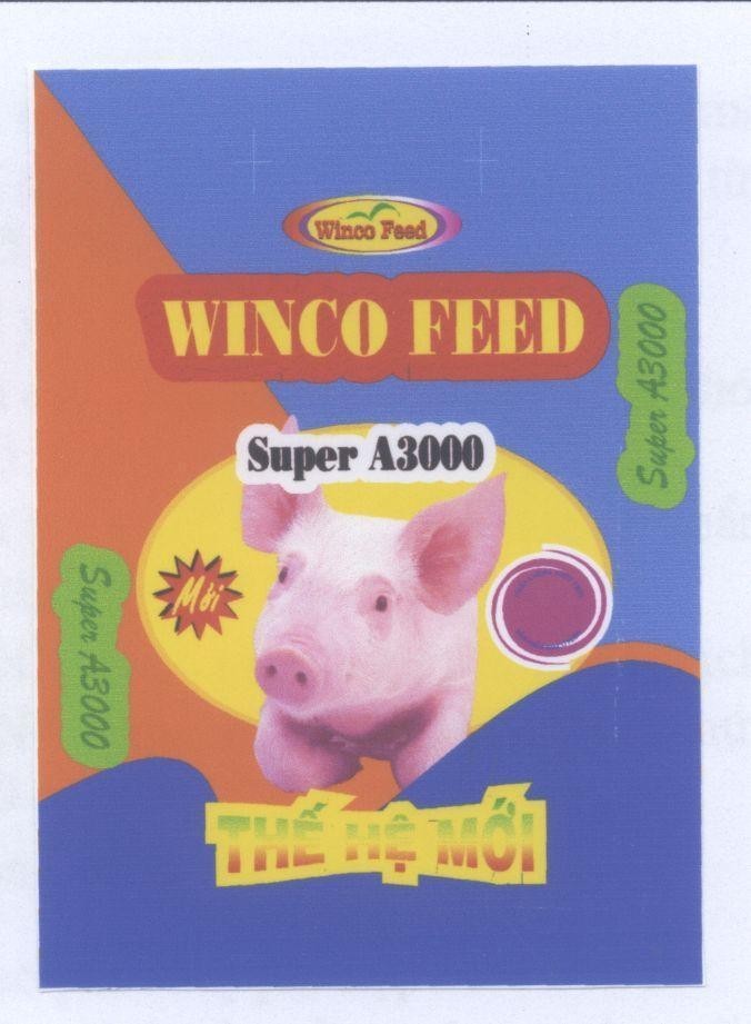 Mẫu nhãn hiệu WINCO FEED SUPER A3000 Thế hệ mới
