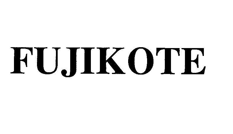 Mẫu nhãn hiệu FUJIKOTE