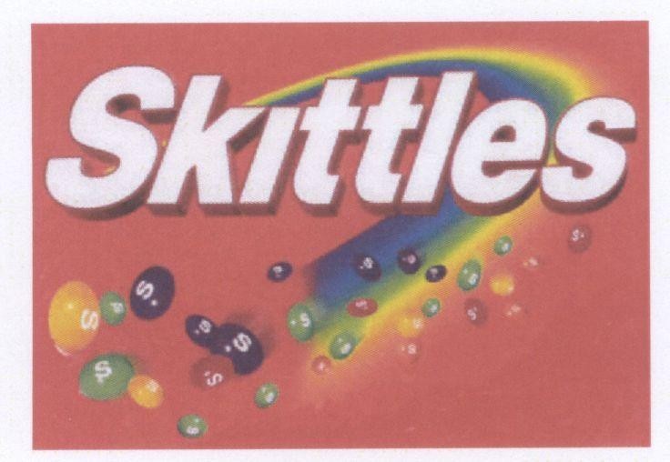 Mẫu nhãn hiệu SKITTLES S