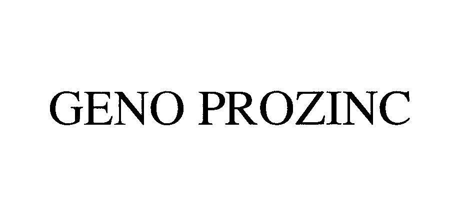 Mẫu nhãn hiệu GENO PROZINC